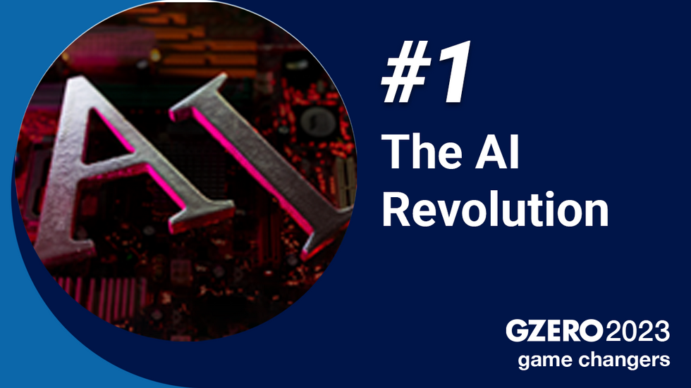 1. The AI Revolution: GZERO 2023 game changers