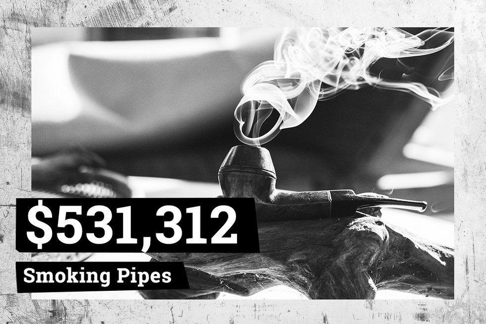 $531, 312 Smoking Pipes