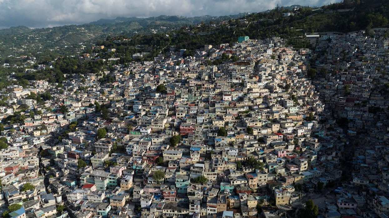 A drone view of the Jalousie neighbourhood after former President of the Senate Edgard Leblanc was named to lead the transitional council, in Port-au-Prince, Haiti, April 30, 2024.
