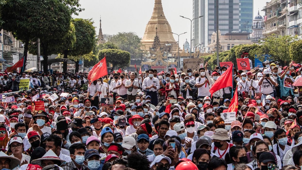 A game of chicken in Myanmar