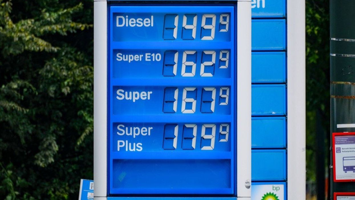 A gas station in Düsseldorf, Germany, on June 10, 2025.