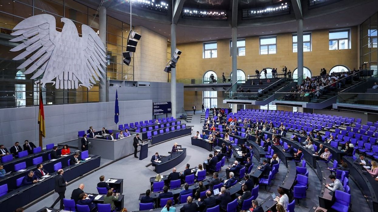 A general view of the German lower house of parliament, in Berlin, Germany.