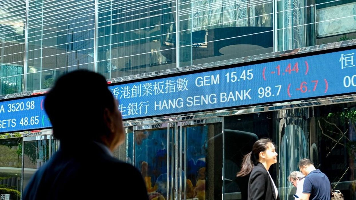 A general view outside Exchange Square in Hong Kong's financial district. Asian stock markets have plummeted amid growing fears of a global trade war, as Donald Trump described his tariffs as ''medicine'' and showed no indication of backing down.