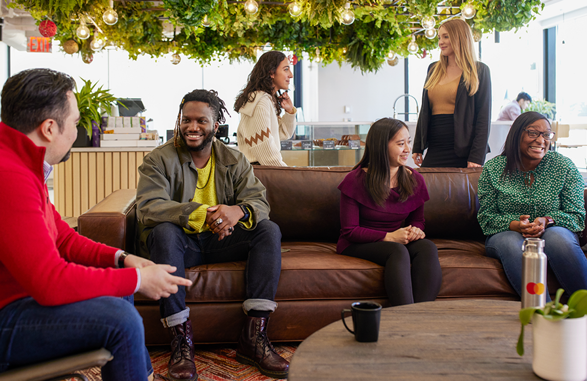 A Group of people sitting together