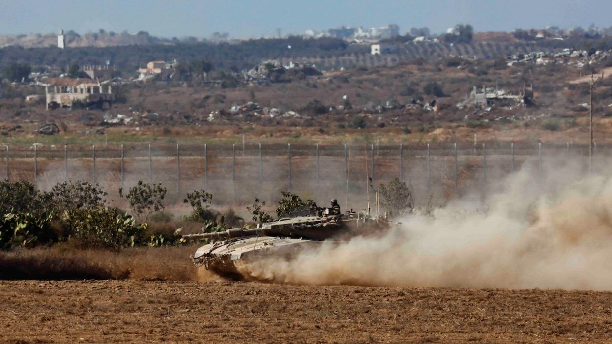 A tank manoeuvres on the Israeli side of the Israel-Gaza border, amid the ongoing conflict between Israel and the Palestinian Islamist group Hamas, in Israel, August 1, 2024.