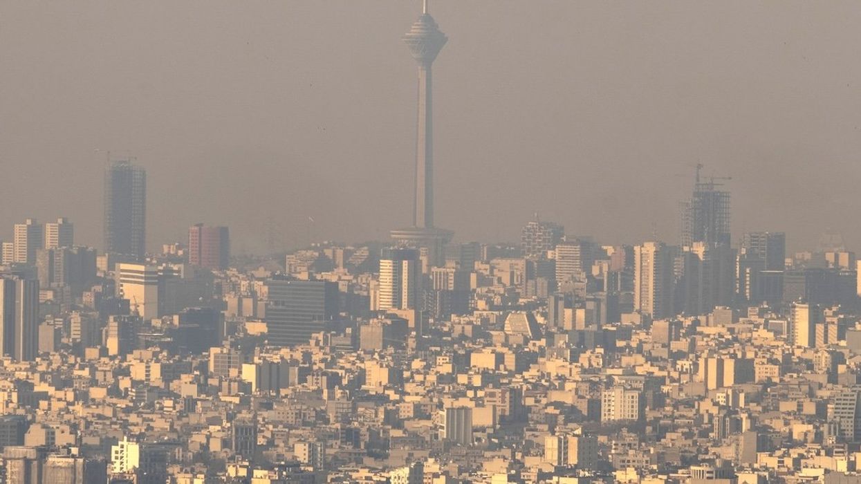A view of the city of Tehran, Iran, amid pollution.