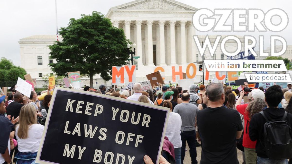 Abortion rights protesters outside the US Supreme Court in Washington, DC