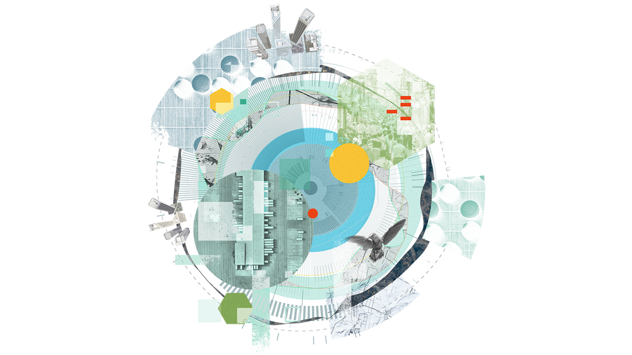 Abstract image of the world.