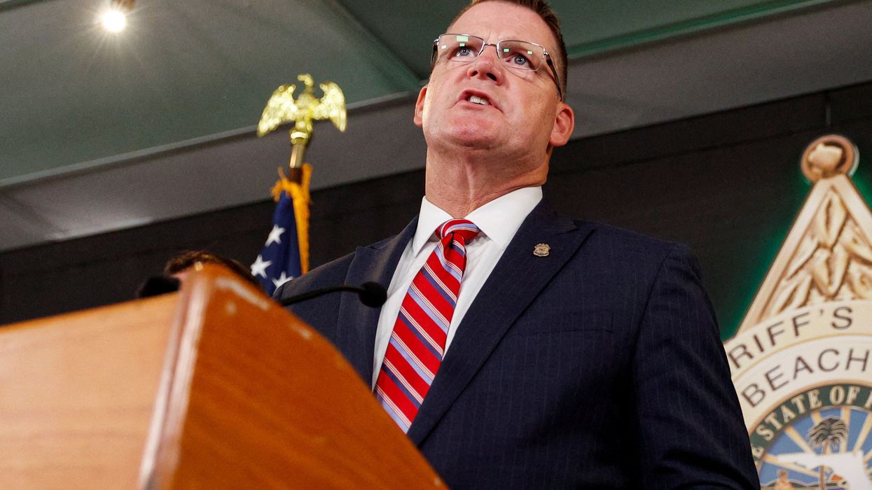 Acting Director of the U.S. Secret Service Ronald Rowe Jr. speaks during a press conference as the FBI investigates what they said was an apparent assassination attempt in Florida on Republican presidential nominee and former U.S. President Donald Trump, in West Palm Beach, Florida, U.S. September 16, 2024.