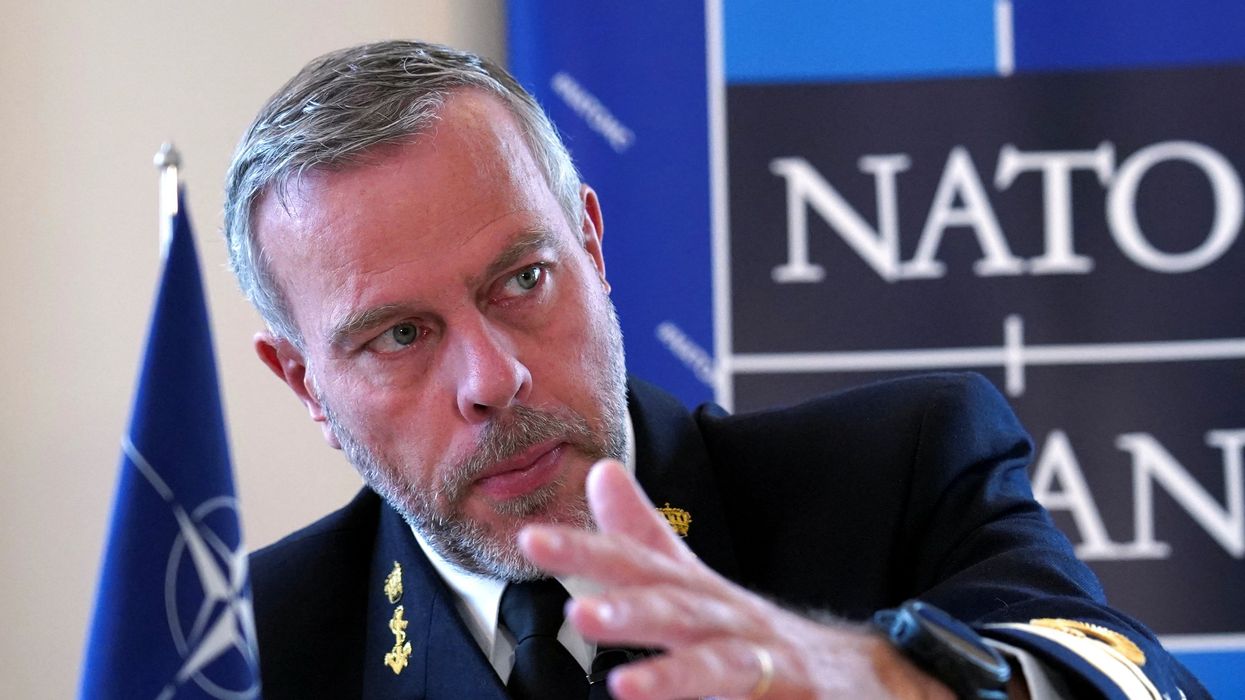 Admiral Rob Bauer, seen here in Tallinn, Estonia, in September 2022. 