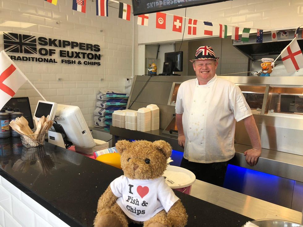 an image of Fish and chip connoisseur, Andrew Crook.