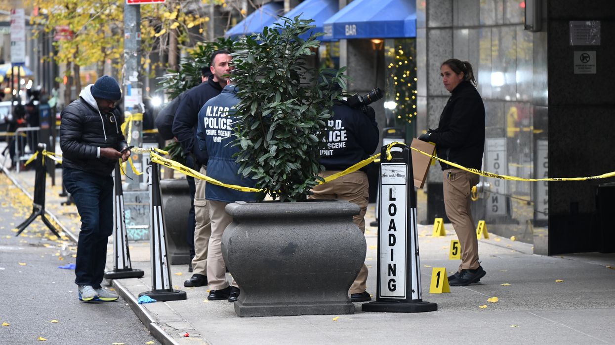 An image of the individual sought in connection to the investigation of the shooting death of Brian Thompson, the CEO of UnitedHealth's insurance unit, is seen in this still image from a surveillance video taken outside a hotel in the Manhattan borough of New York City
