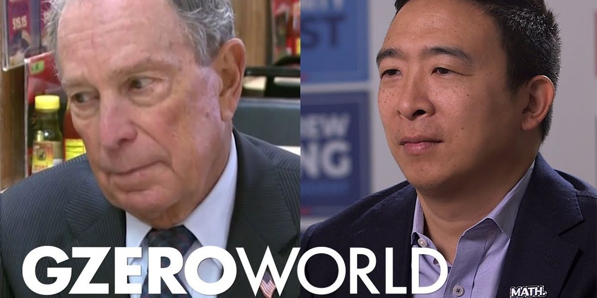 Andrew Yang responds to Michael Bloomberg's potential presidential bid