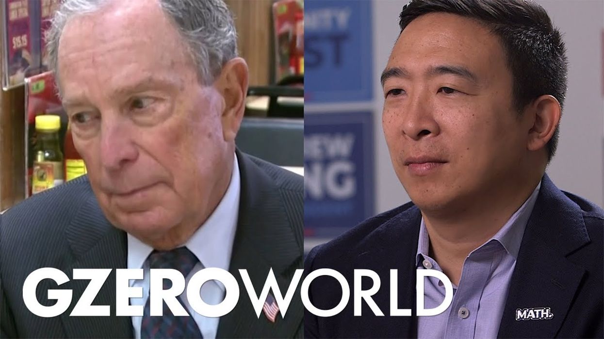 Andrew Yang responds to Michael Bloomberg's potential presidential bid