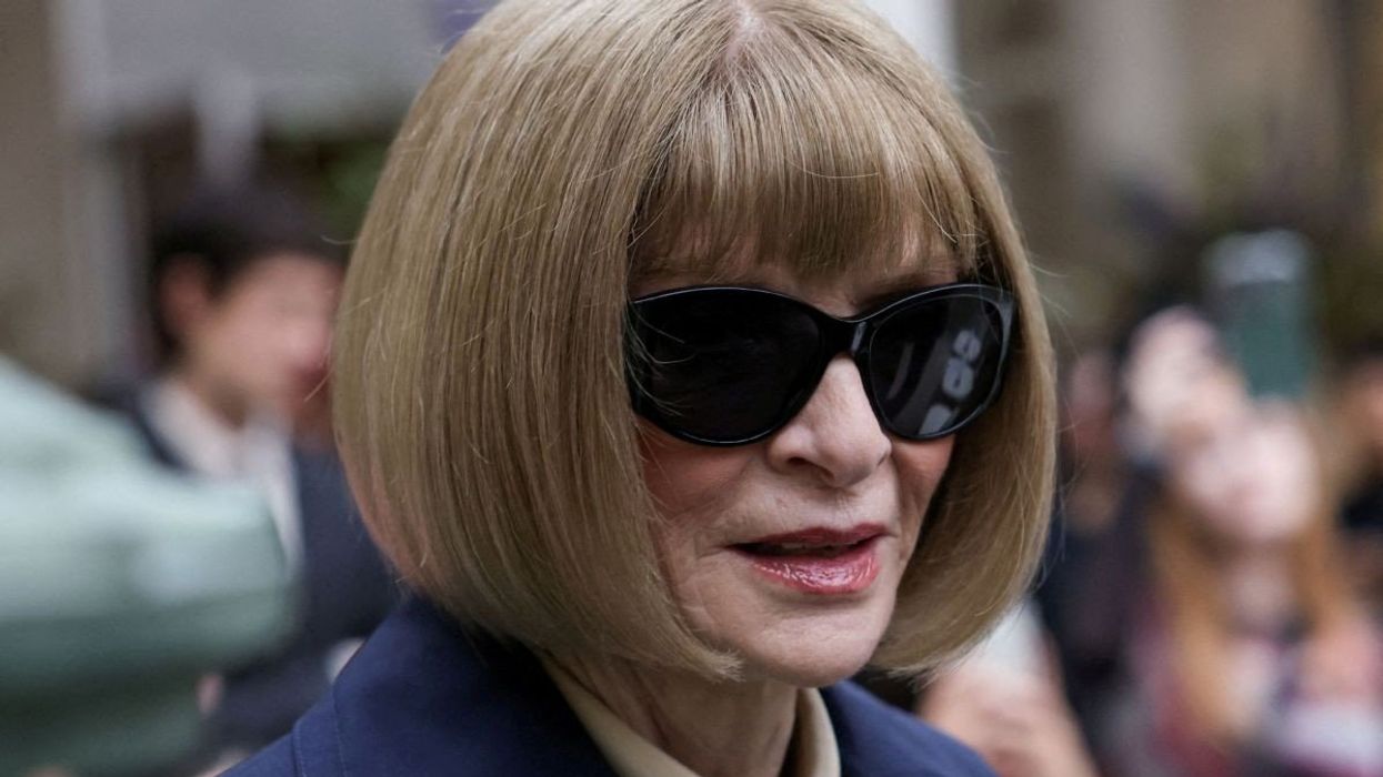 Anna Wintour attends The Costume Institute's exhibition "Superfine: Tailoring Black Style" at The Metropolitan Museum of Art in New York City, U.S., May 5, 2025.
