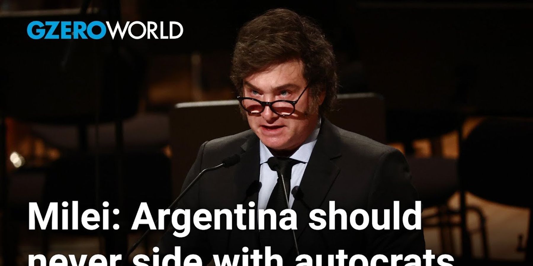 Argentina's President Javier Milei wants his nation "on the side of liberal democracies"