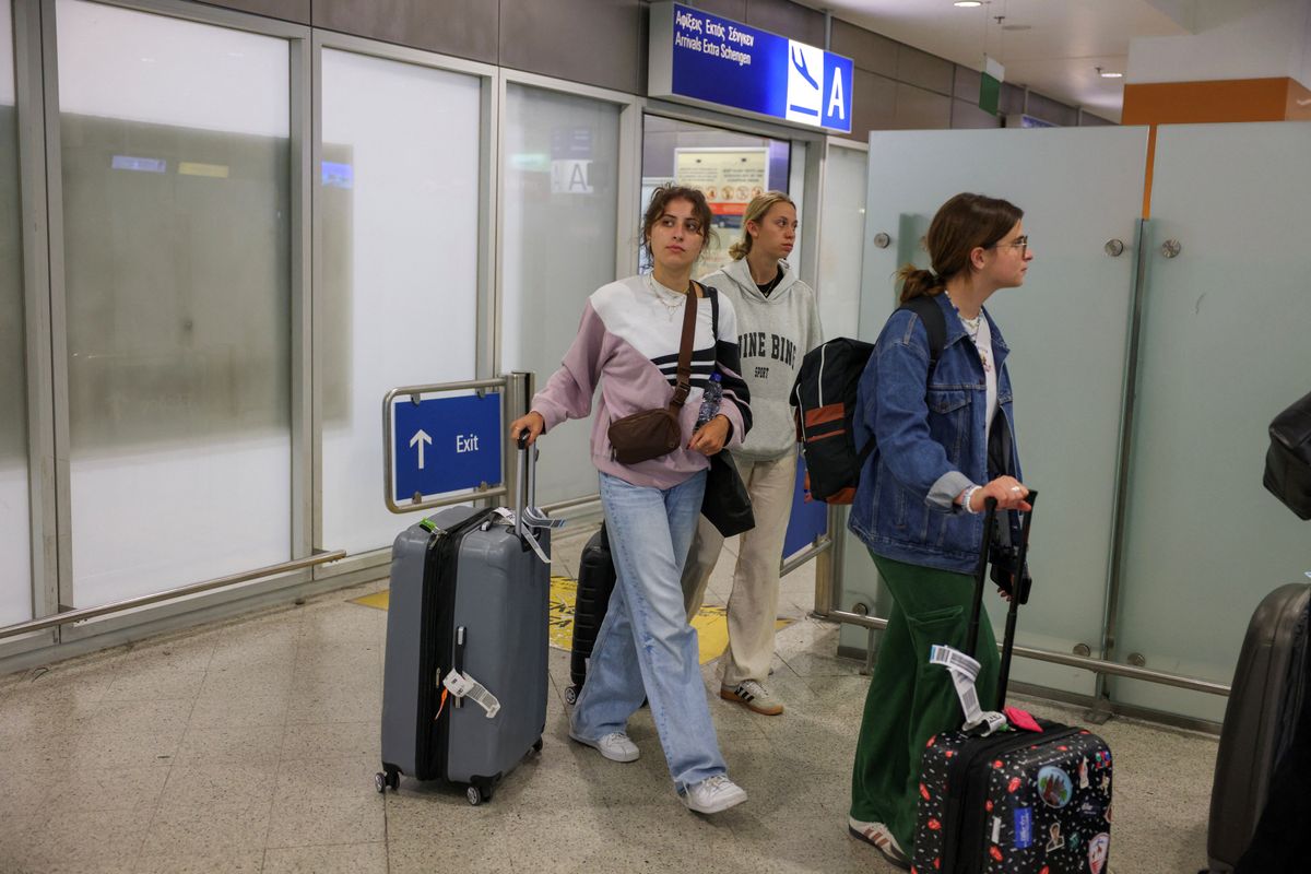 Arriving Royal Canadian Air Force flight, evacuating Canadian nationals and other nationalities from Israel