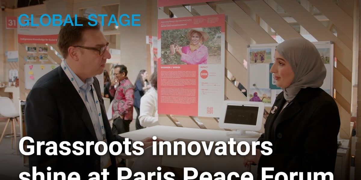 At the Paris Peace Forum, grassroots activists highlight urgent issues