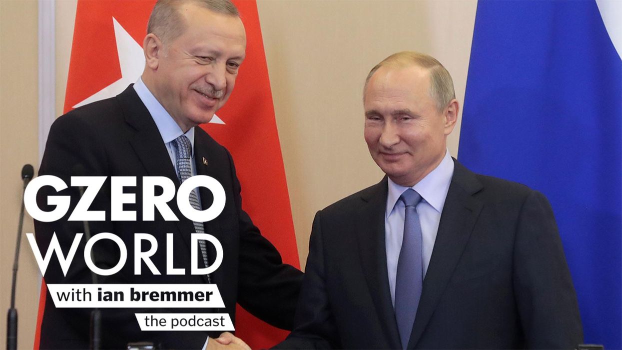 Authoritarianism’s Enduring Appeal - image of Putin and Erdogan