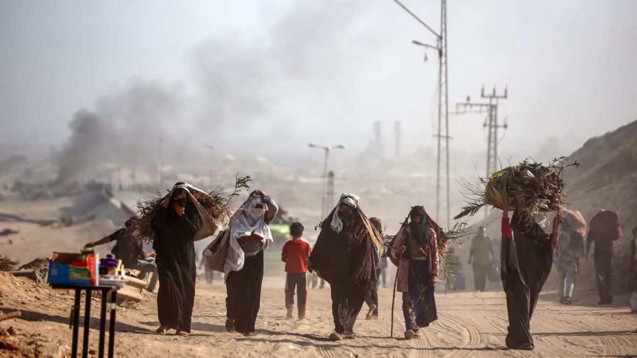 Bedouin women in the Gaza Strip on September 29, 2025.