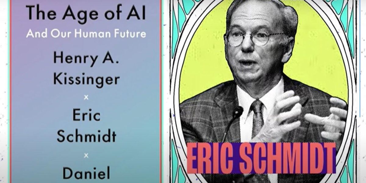 Beware AI's negative impact on our world, warns former Google CEO Eric Schmidt