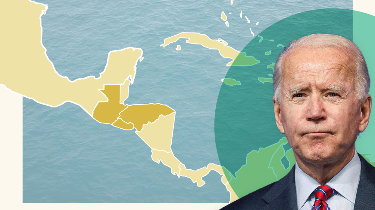 Biden plays the (Central American) Triangle