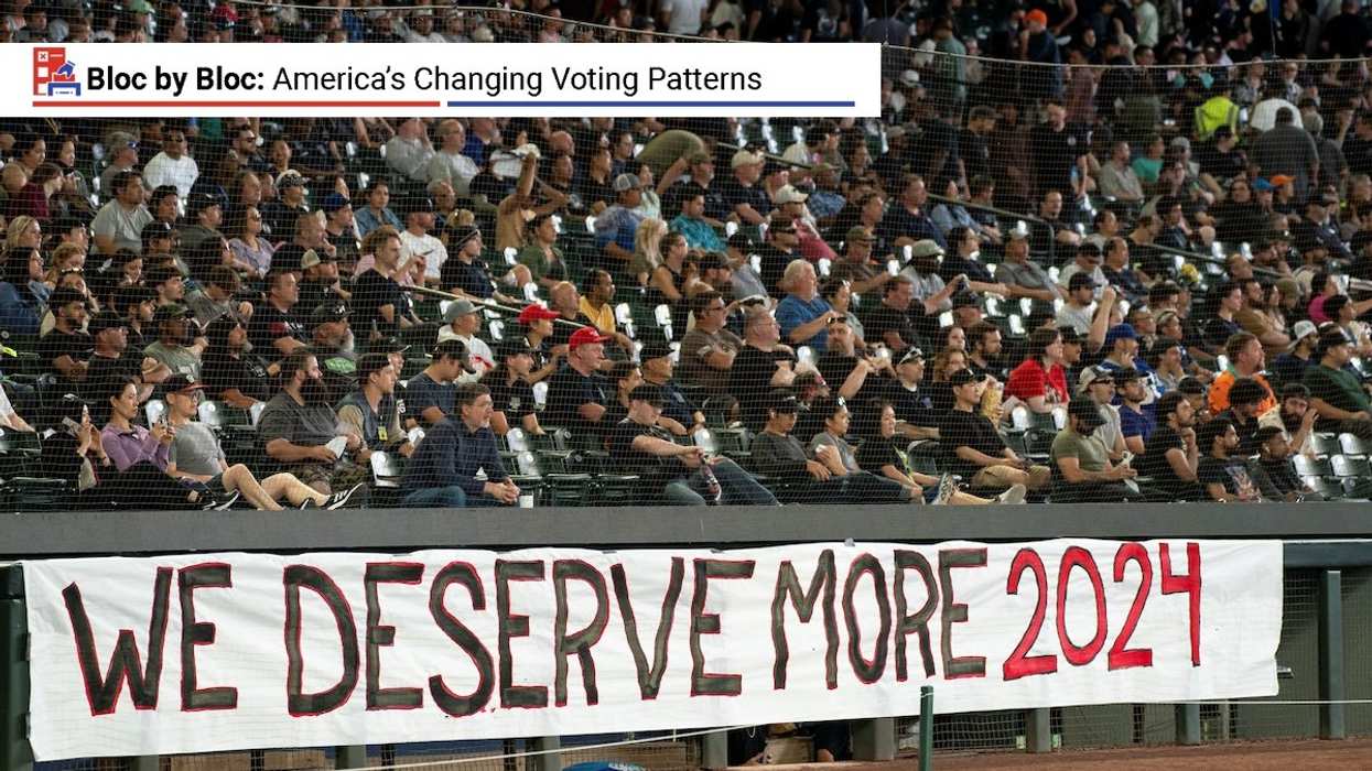 Boeing workers listen to union leaders speak as Boeing's Washington state factory workers vote on whether to give their union a strike mandate as they seek big salary gains from their first contract in 16 years, at T-Mobile Park in Seattle, Washington, U.S. July 17, 2024.
