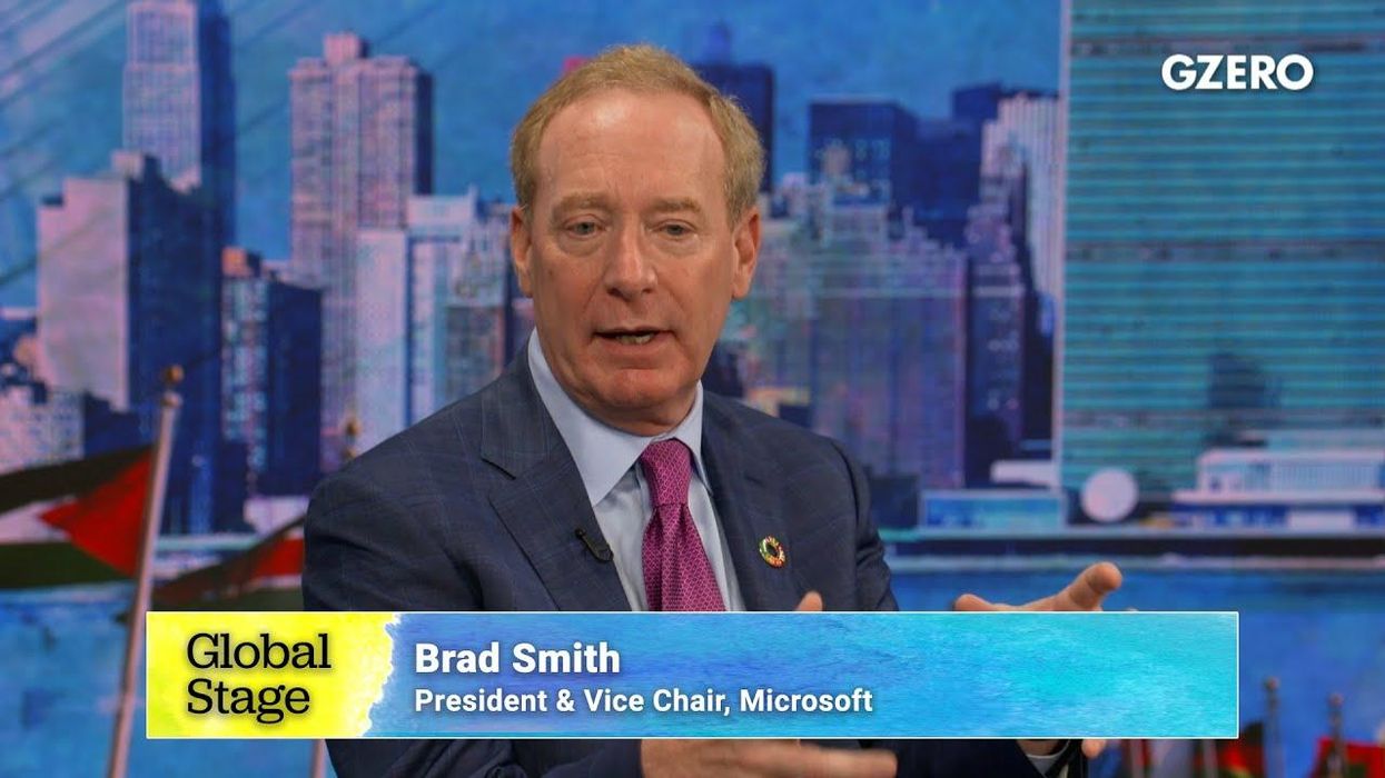 Microsoft president Brad Smith has a plan to meet the UN's goals