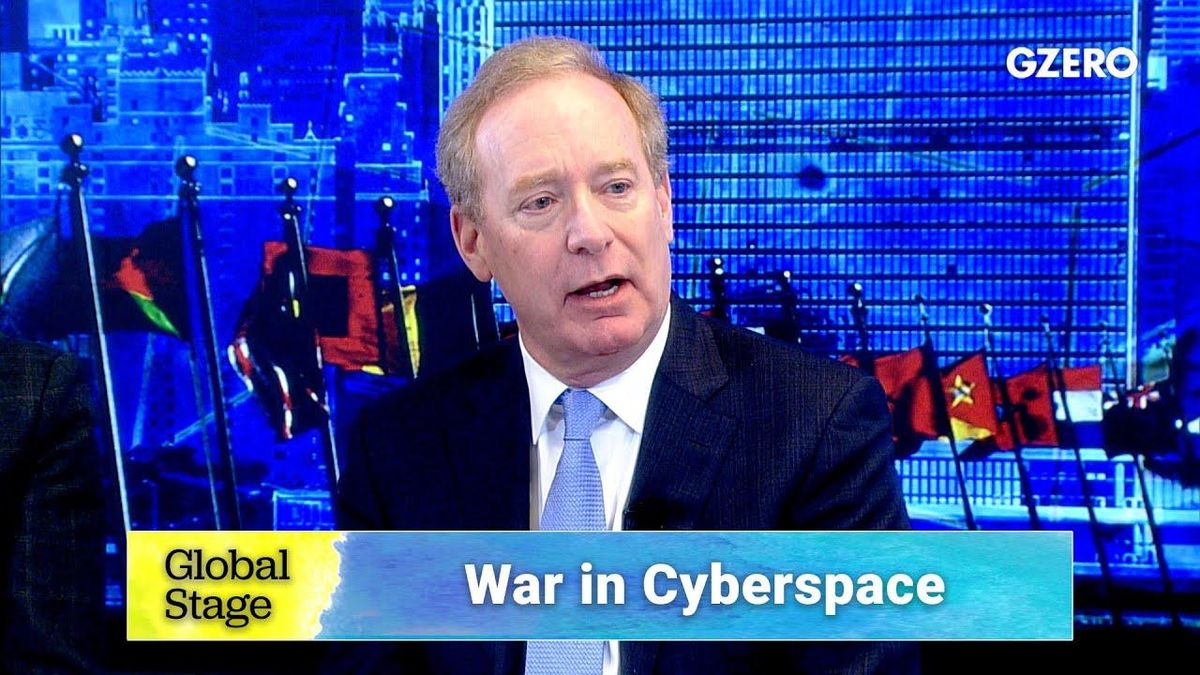 Russia freezing out Ukrainian civilians because it can't beat military, says Microsoft's Brad Smith