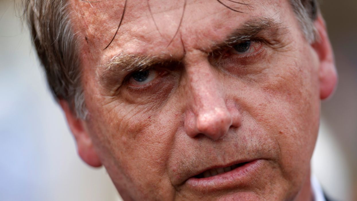 Brazil's President Jair Bolsonaro attends an Air Force ceremony in Brasilia, Brazil January 4, 2019.