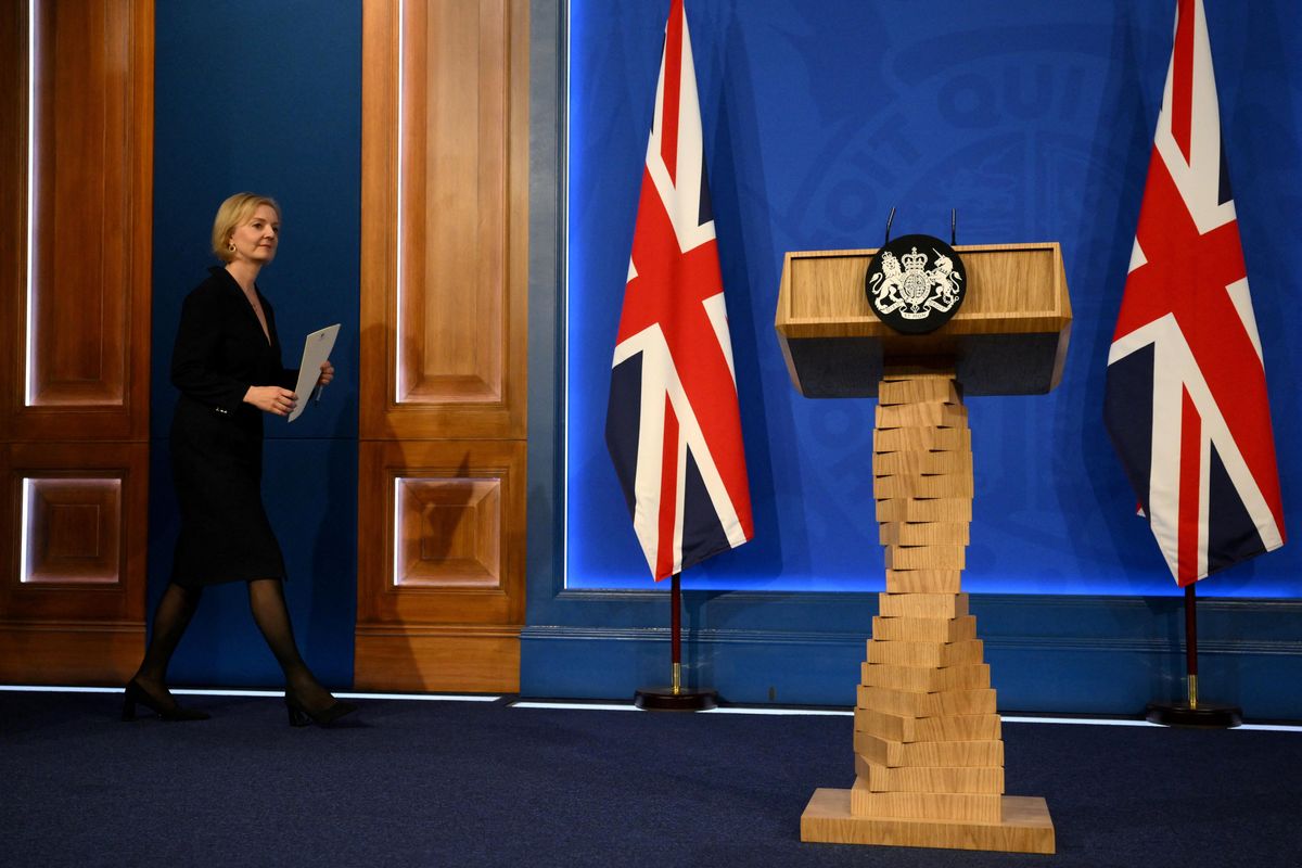 British Prime Minister Liz Truss