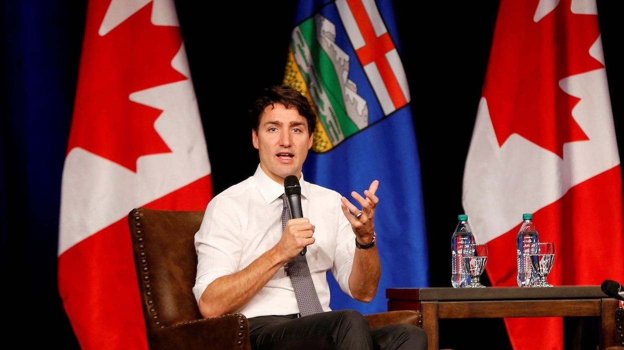 Canada's Prime Minister Justin Trudeau speaks at a meeting of the Calgary Chamber of Commerce in Calgary, Alberta, Canada December 21, 2016.