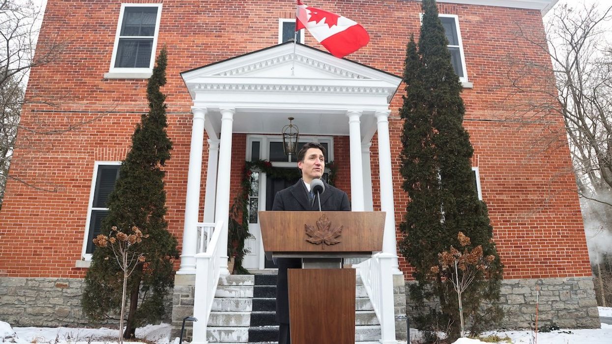 Canada's Prime Minister Justin Trudeau speaks to reporters, announcing he intends to step down as Liberal Party leader, from his Rideau Cottage residence in Ottawa, Ontario, Canada, on Jan. 6, 2025.
