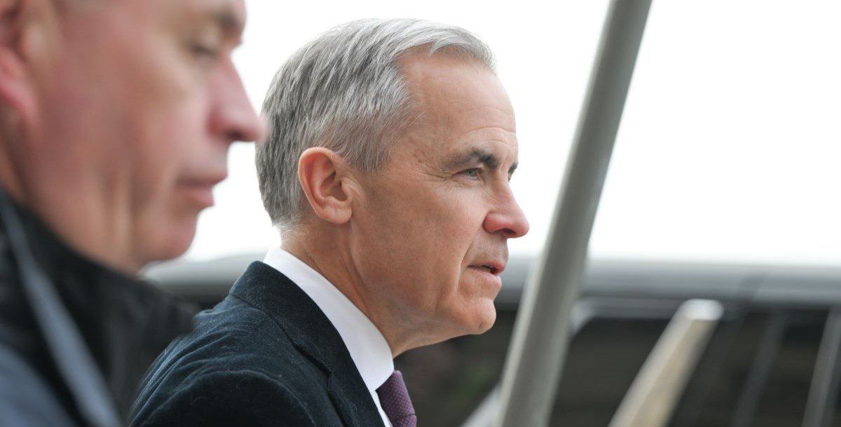​Canada's Prime Minister Mark Carney leaves his office on Parliament Hill after his second day in office, on April 30, 202.