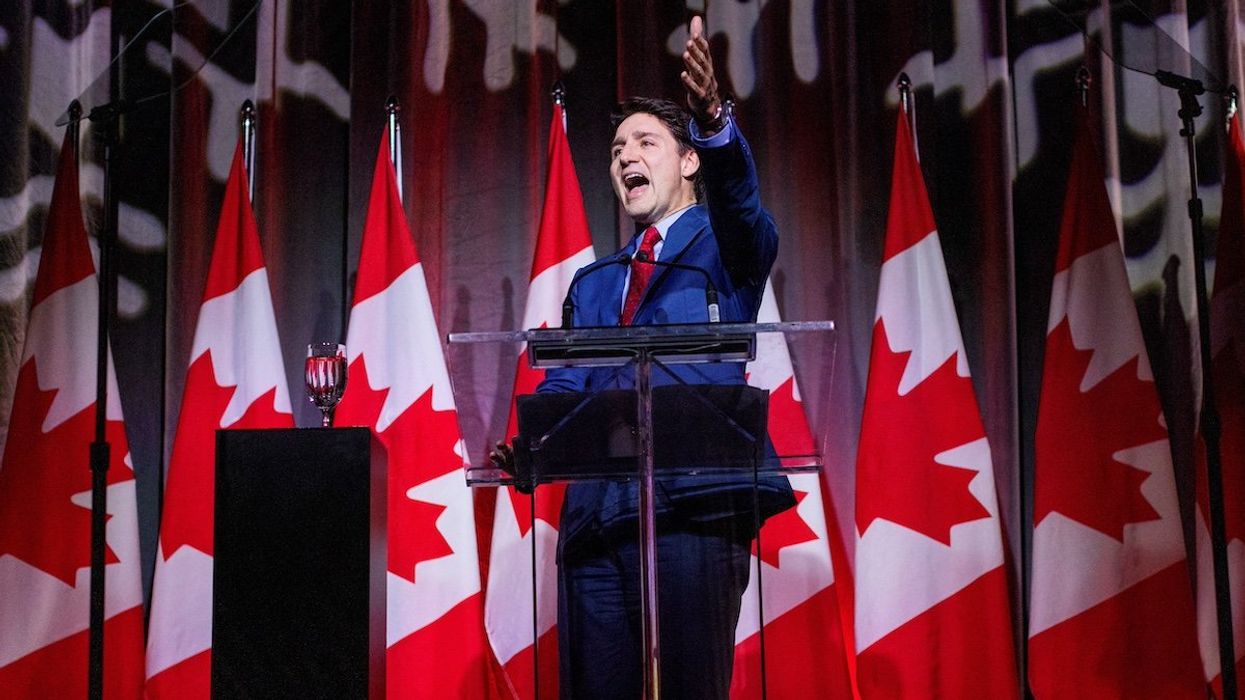Canada’s Prime Minister Justin Trudeau speaks at the federal Liberal caucus holiday party, the day after Finance Minister Chrystia Freeland unexpectedly resigned, in Ottawa, Ontario, Canada December 17, 2024.