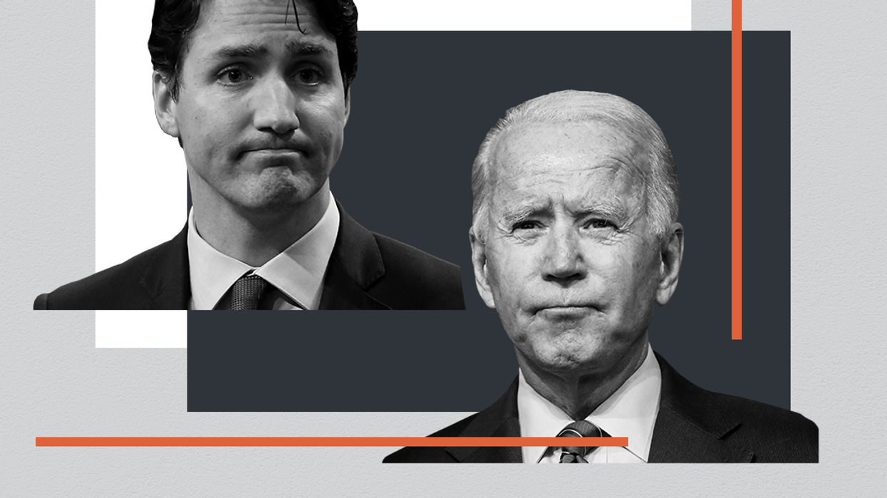 Canadian Prime Minister Justin Trudeau and US President Joe Biden