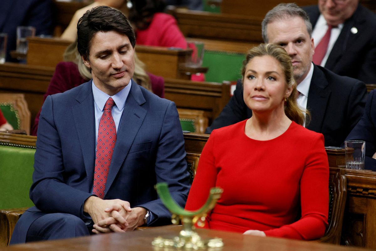 Canadian Prime Minister Justin Trudeau and wife Sophie Gregoire Trudeau