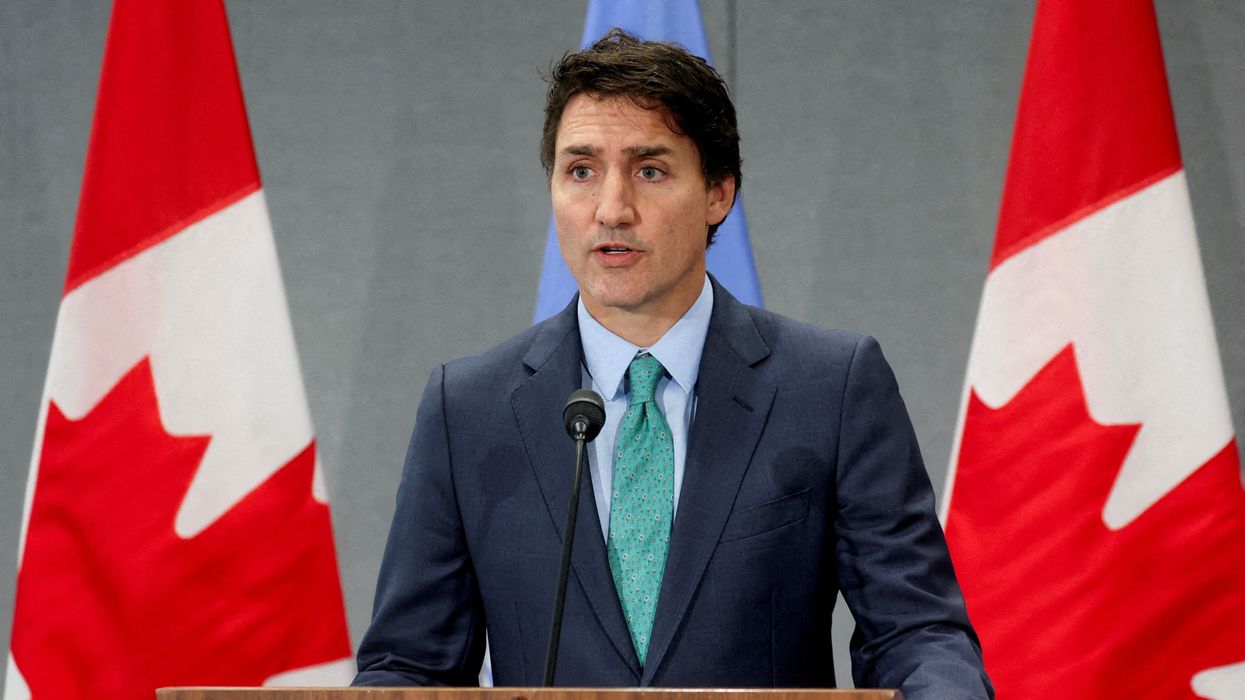 Canadian Prime Minister Justin Trudeau holds a press conference on the sidelines of the UNGA in New York, U.S., September 21, 2023.