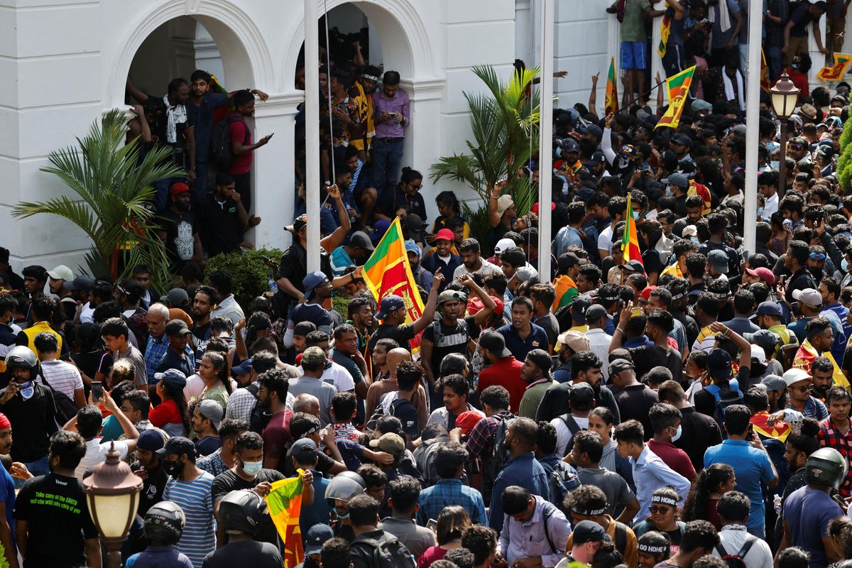 Chaos in Sri Lanka