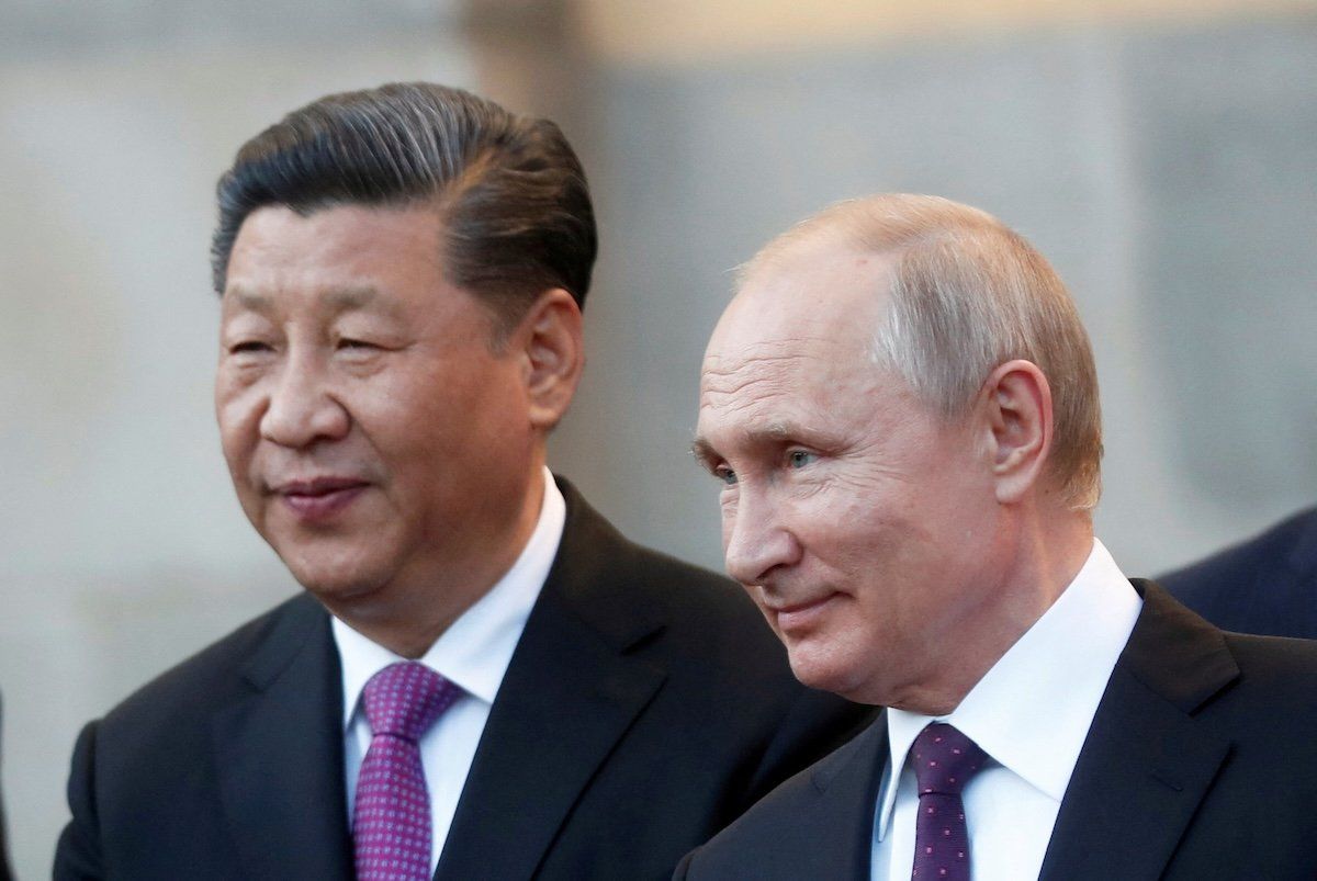 ​Chinese President Xi Jinping and Russian President Vladimir Putin.