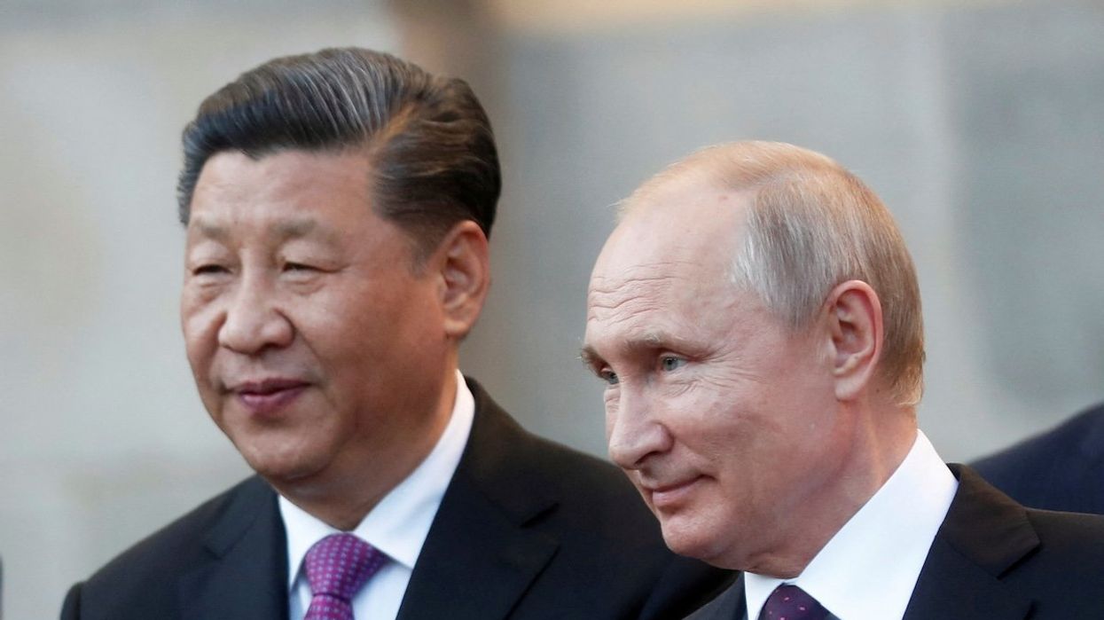 Chinese President Xi Jinping and Russian President Vladimir Putin.