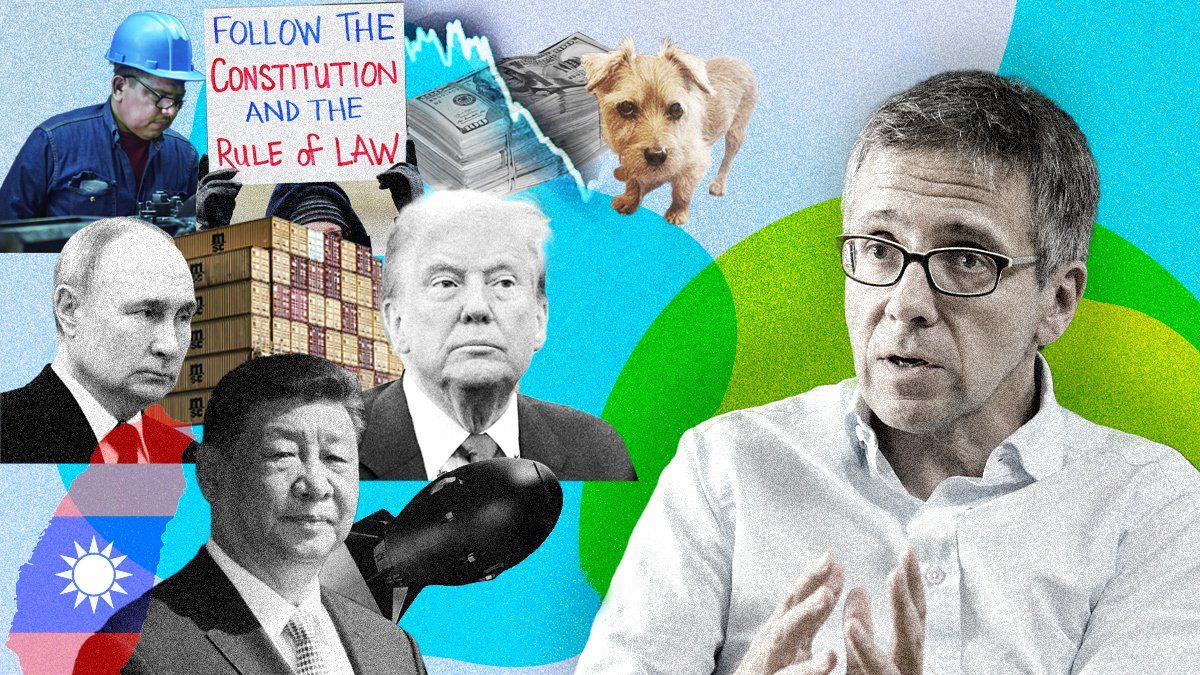 ​Collage of Ian Bremmer, Donald Trump, and other world leaders.