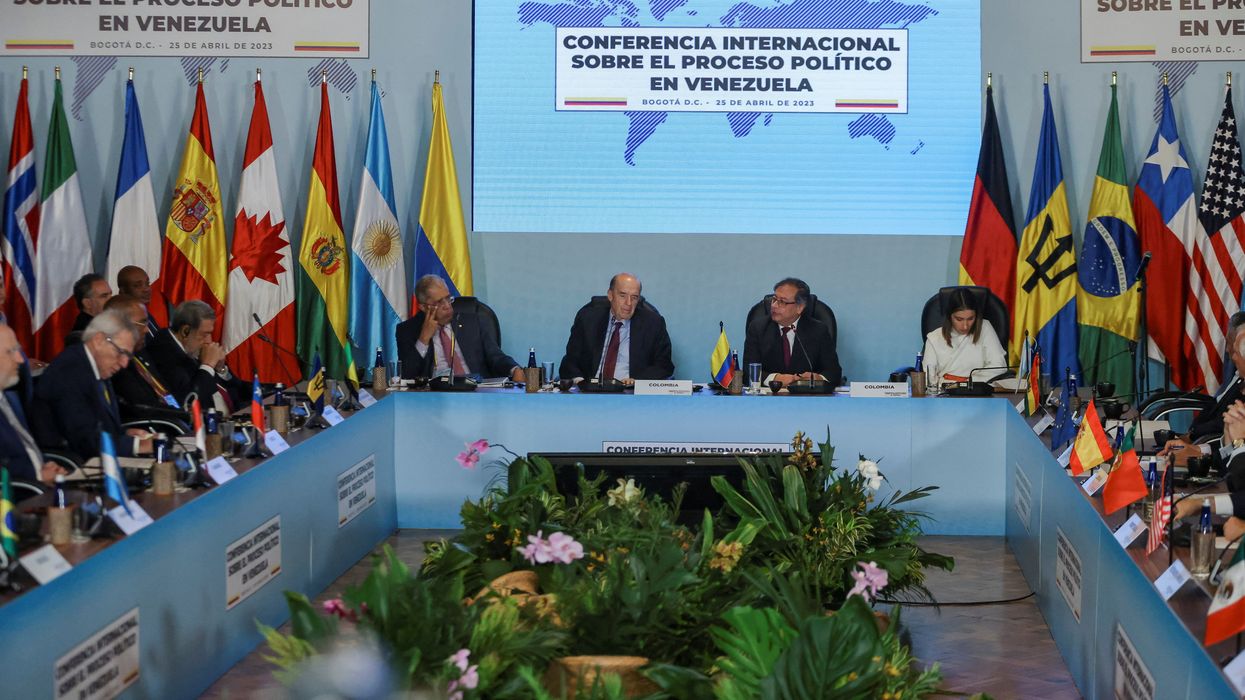 Colombia hosts meeting on Venezuelan political crisis.