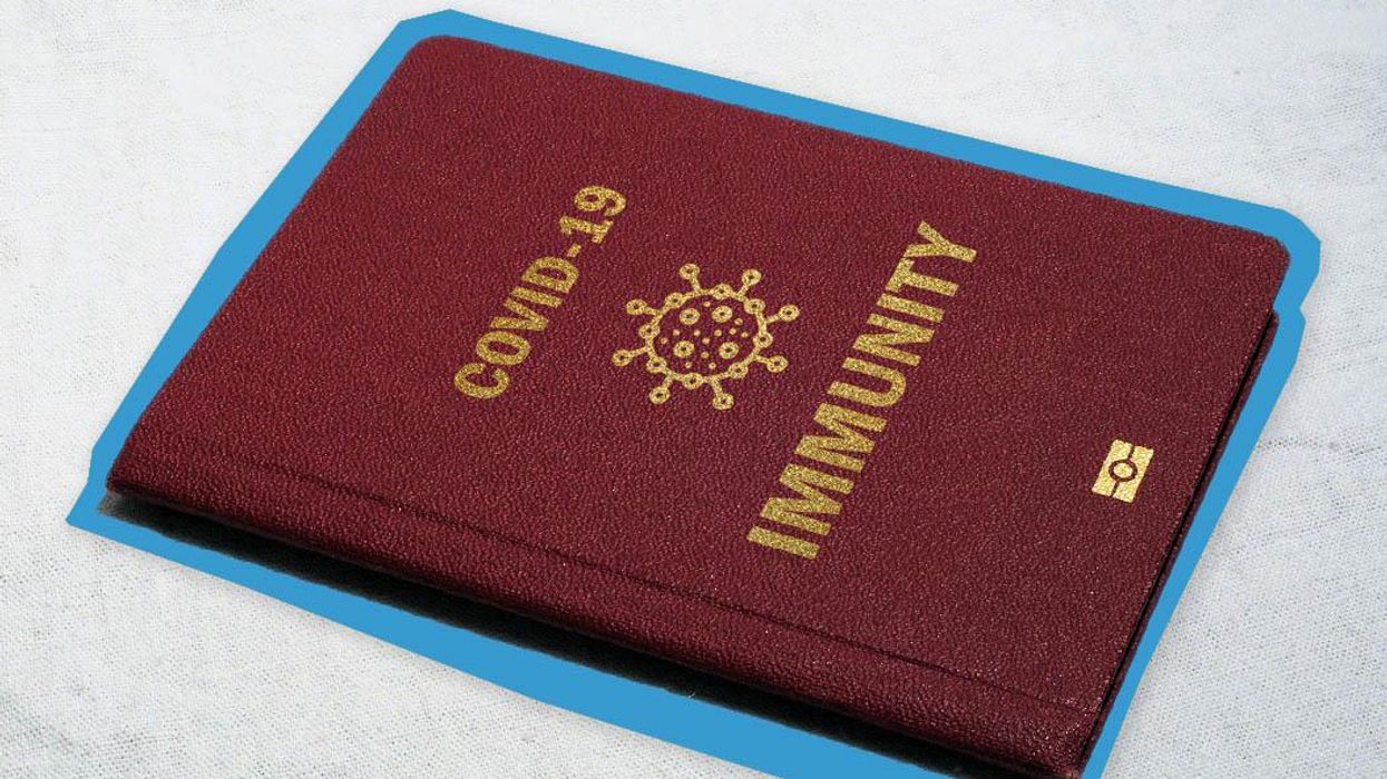 COVID immunity passport. Art by Gabriella Turrisi