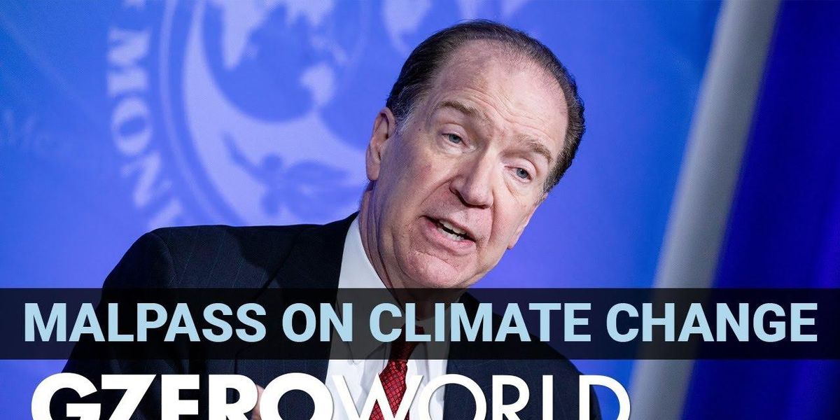 David Malpass: I'm not a climate denier