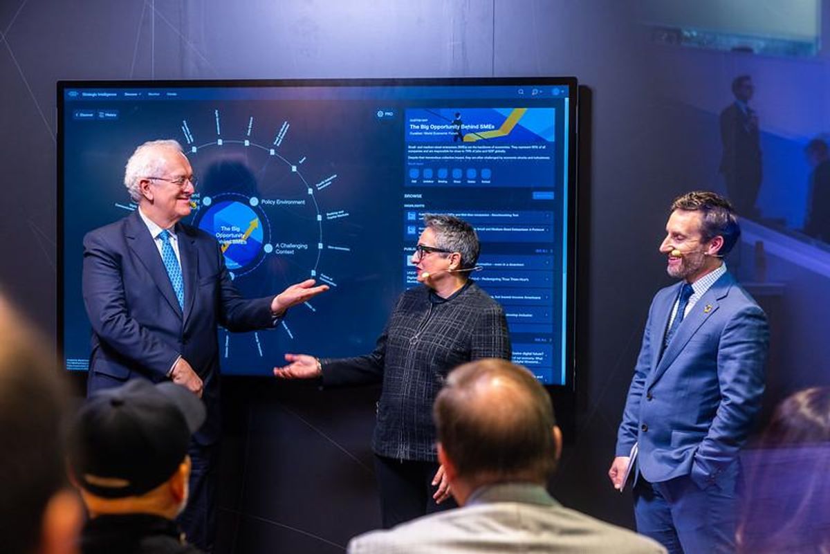 Decision-makers gathered at the World Economic Forum’s annual conference,