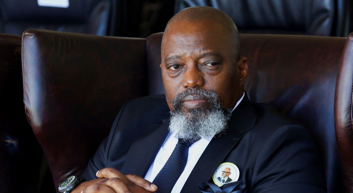 ​Democratic Republic of Congo's former President Joseph Kabila, attends a memorial service of Sam Nujoma, who became Namibia's first democratically elected president., February 28, 2025. 