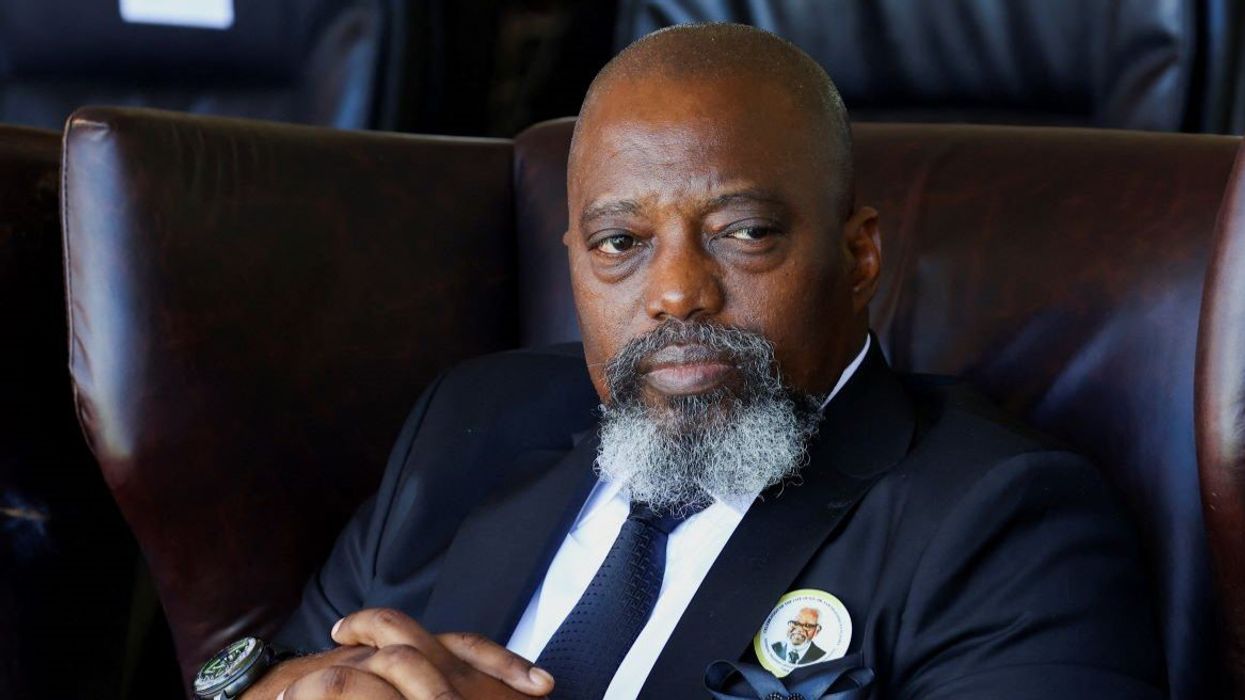 Democratic Republic of Congo's former President Joseph Kabila, attends a memorial service of Sam Nujoma, who became Namibia's first democratically elected president., February 28, 2025.