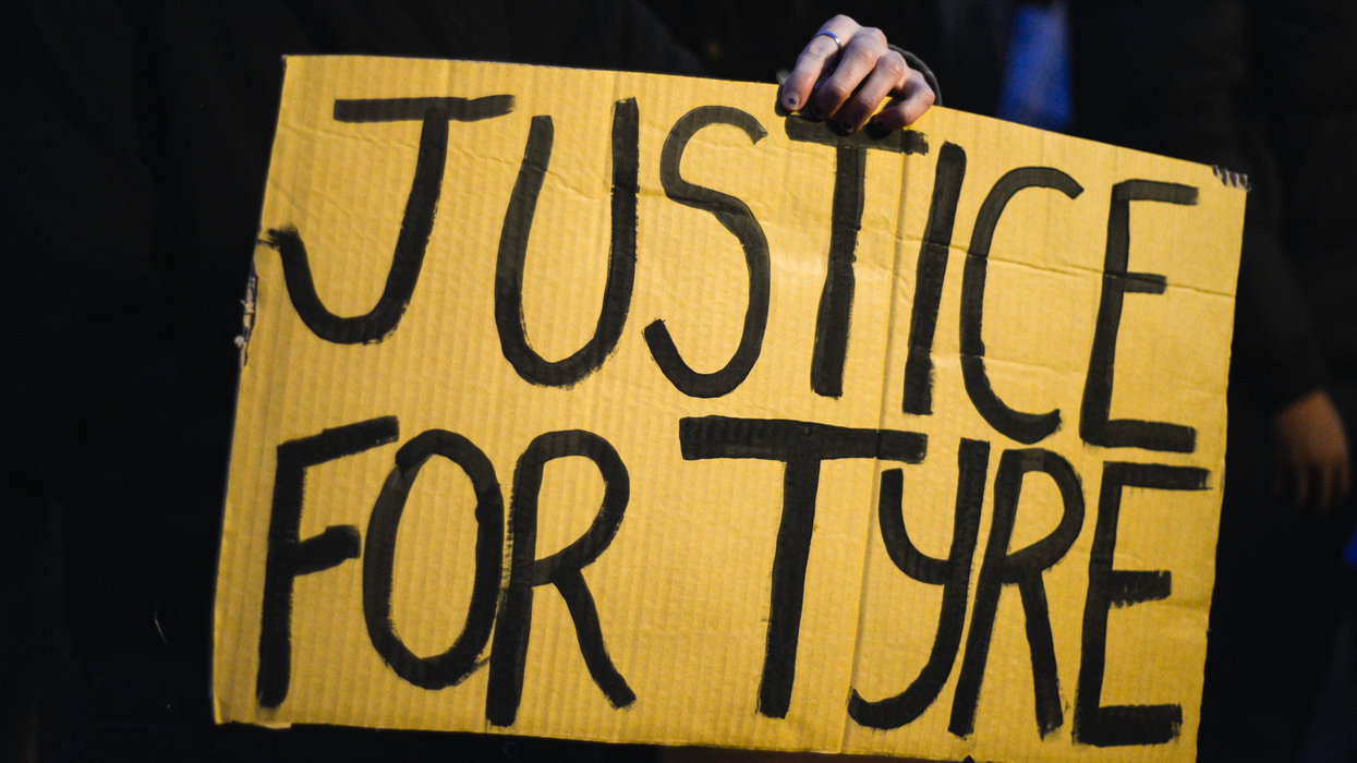 Demonstrators gather in New York City to protest the death of Tyre Nichols by Memphis police officers.