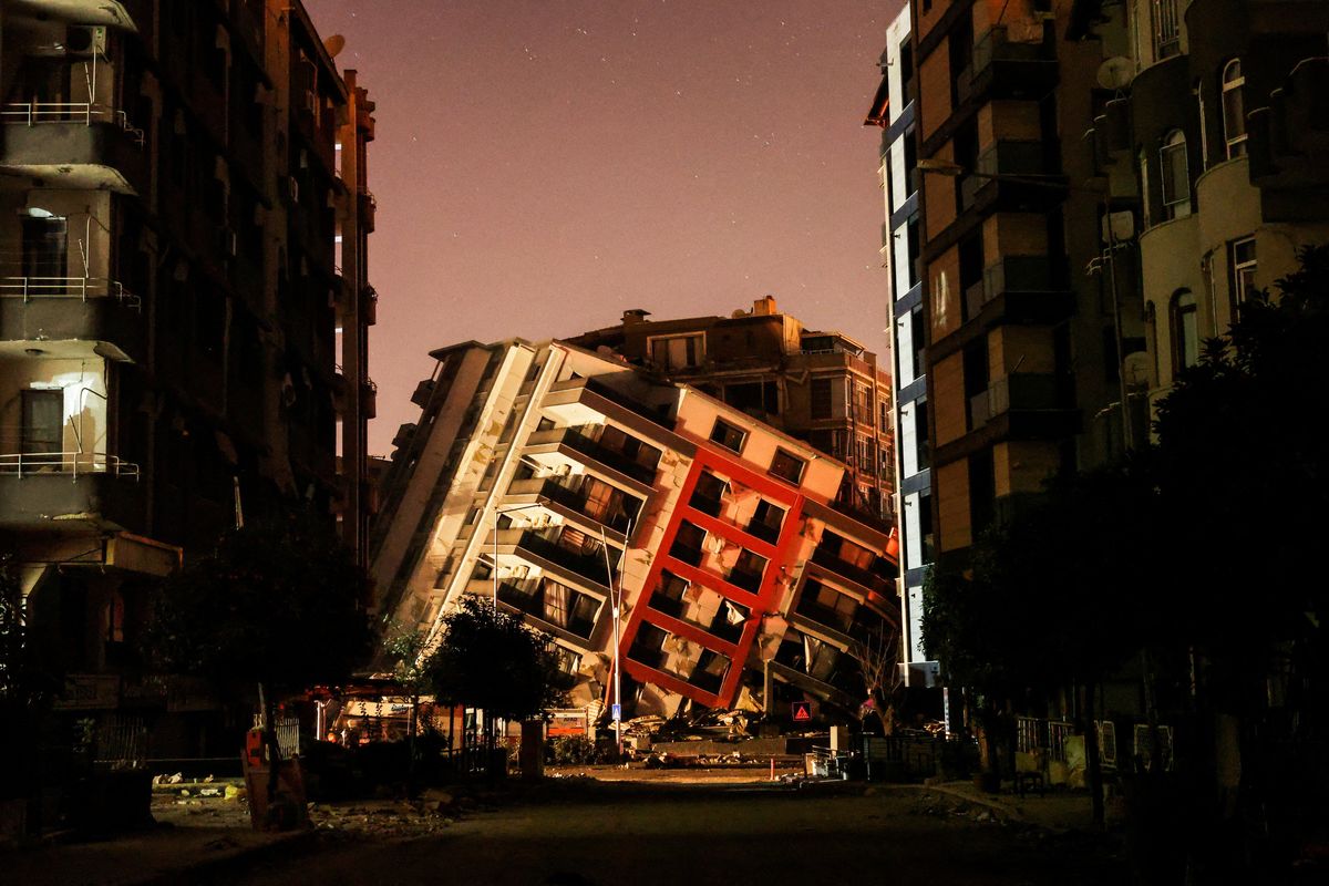 Destroyed buildings in the aftermath of the deadly earthquake, in Antakya, Turkey February 19, 2023..